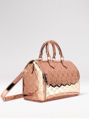 Louis Vuitton SPEEDY 25 COPPER Miroir Bandouliere LV SKI '25 Limited Edition NEW